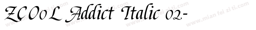 ZCO0L Addict Italic 02字体转换